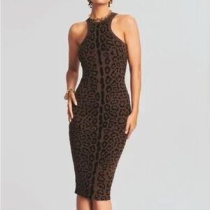 Ser.O.Ya Cheeta Sabine Print Sleeveless Dress